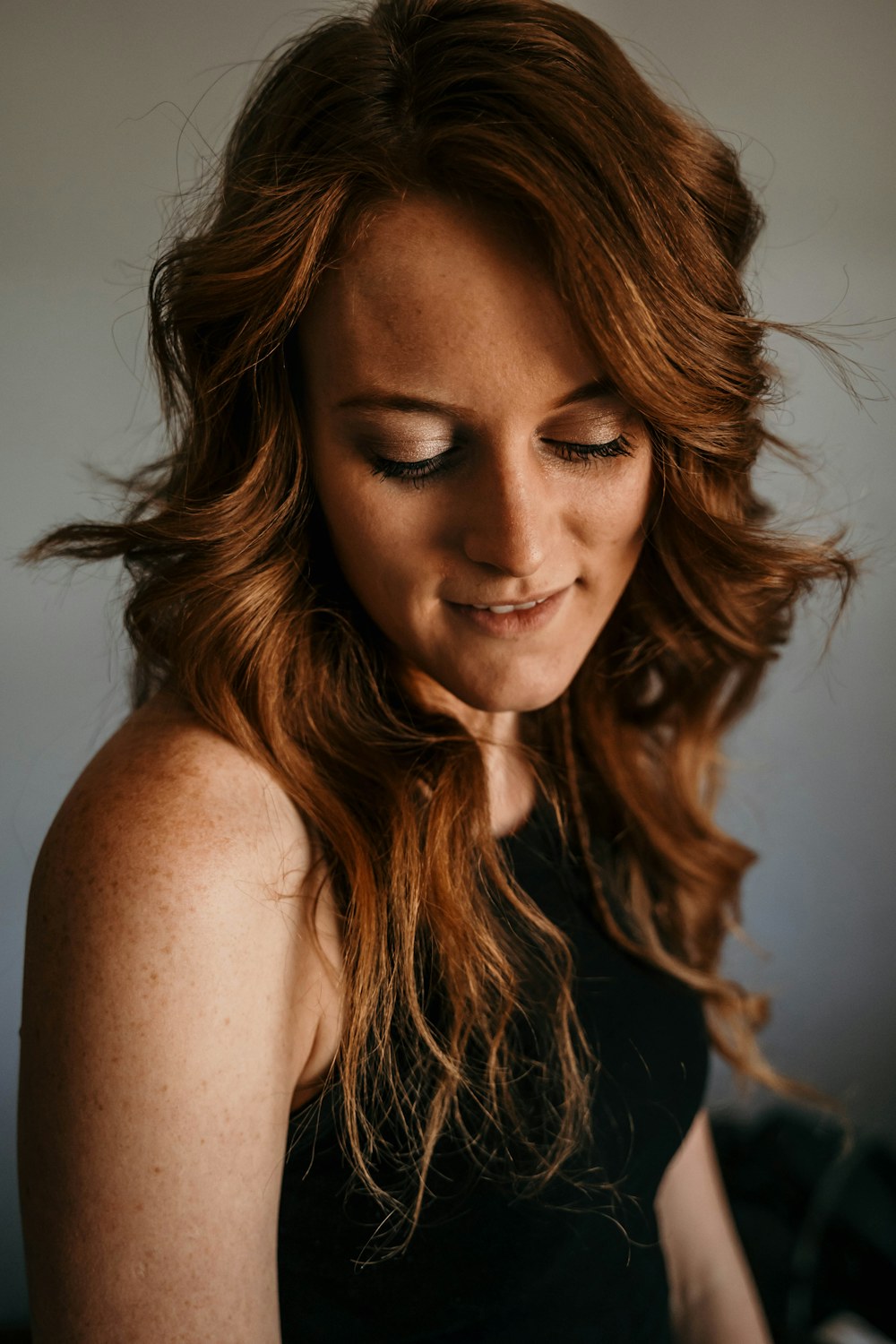 Inspiration: warmes kupferbraunes Haar